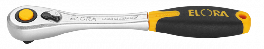 Elora Reversible Ratchet 1/4in fine tooth with safety locking 1450-1D