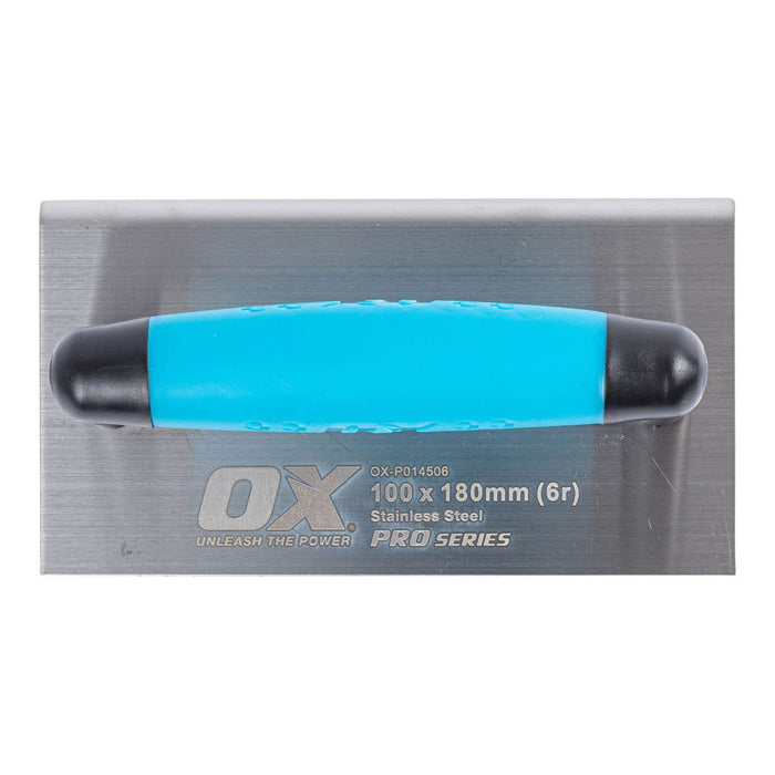 OX Tools Professional 100 x 180mm (14d-6r) Stainless Steel Medium Edger