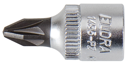 Elora Screwdriver Socket 1/4in supa pozidriv 1455-PZ 1