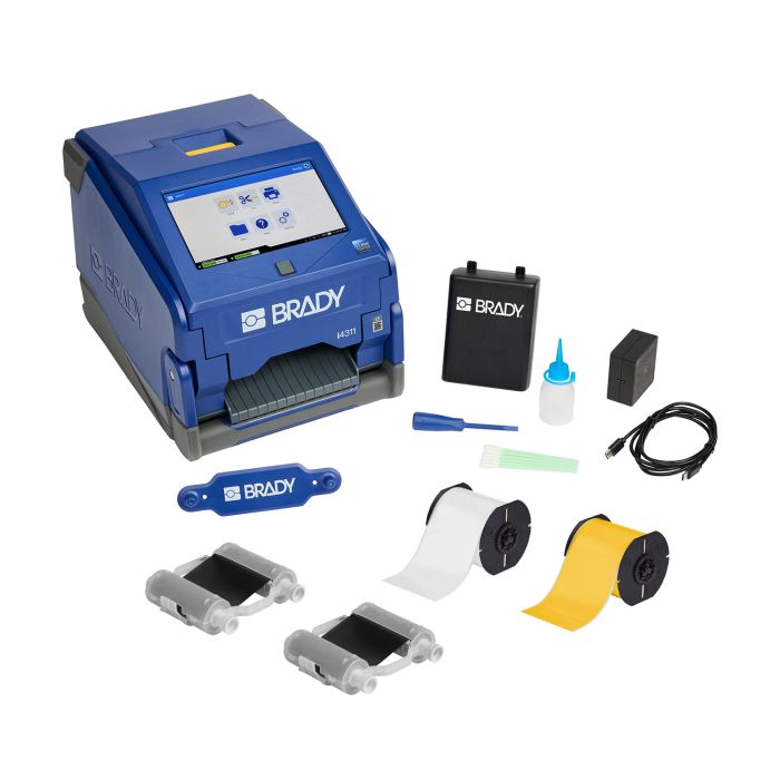 Brady i4311 Industrial Label Printer with Wifi and Bluetooth Starter Kit 7031742