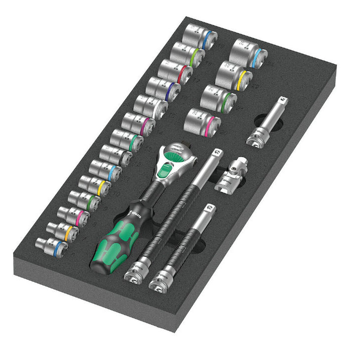 Wera 9721 Foam Insert 8000 B Zyklop Ratchet 3/8