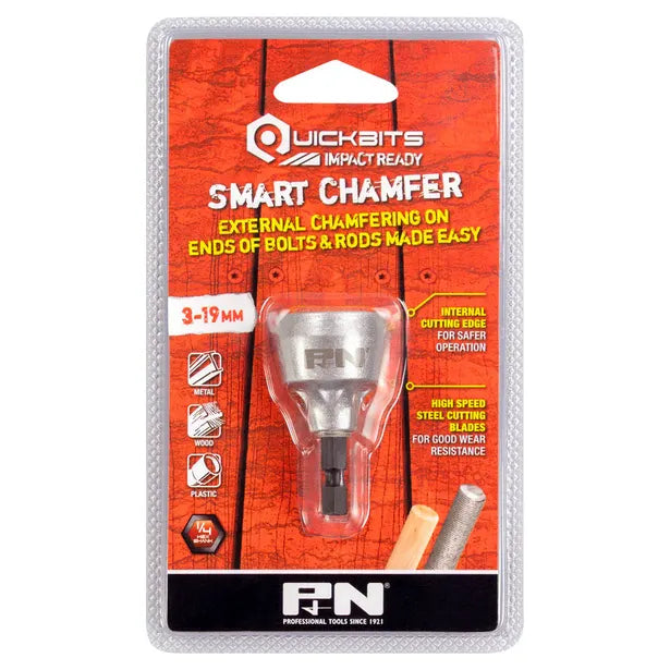 P&N Smart Chamfer Quickbit Hex Shank 3-19mm
