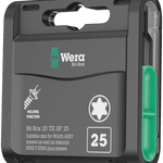 Wera Bit-Box 20 Torx Bits with Holding Function 20 x TX20 x 25mm