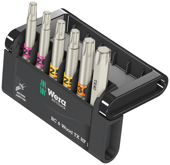 Wera Bit-Check 6 Wood TX HF 1 6 Piece 056470