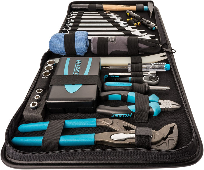 Hazet 64 Pce Premium Tool Leather Case with Tools 1520/64