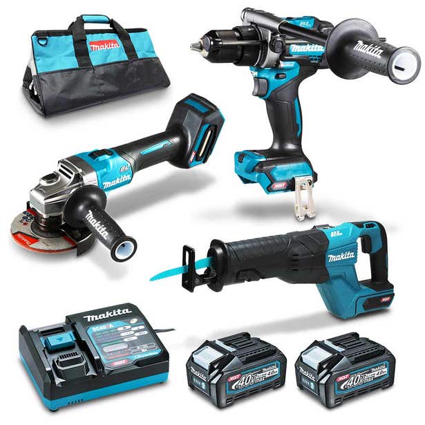 Makita 40V Max Brushless 3 Piece Combo Kit DK0133G302
