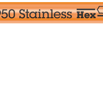 Wera 3950 SPKL Hex-Plus HF 5mm L-Key Metric Stainless Steel Bright Orange