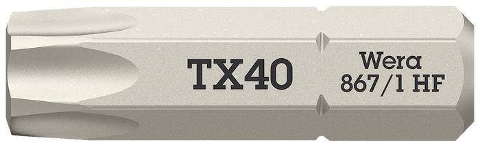 Wera 867/1 Torx HF Bit with Holding Function TX40 x 25mm