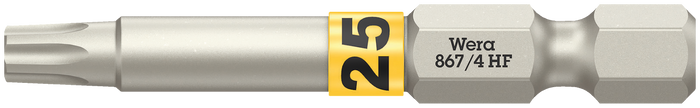 Wera 867/4 Torx HF Bit with Holding Function TX25 x 50mm