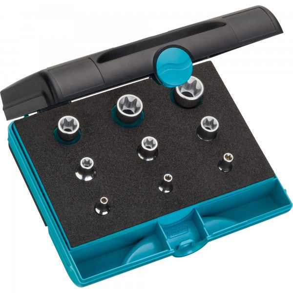 Hazet 9 Pce Mixed Drive Tool Set Torx 1557/9