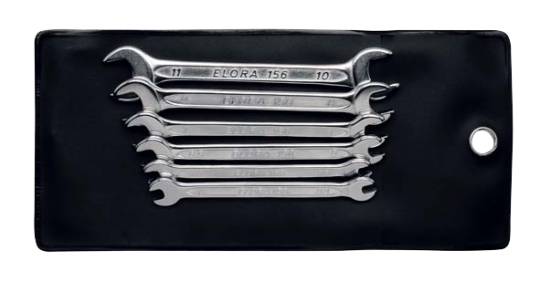 Elora Midget Open Ended Spanner-Set 12 Pce 3-13mm 156S12M