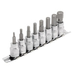 Draper Expert Metric Hex. Socket Bit Set, 3/8