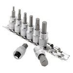 Draper Expert Metric Hex. Socket Bit Set, 3/8