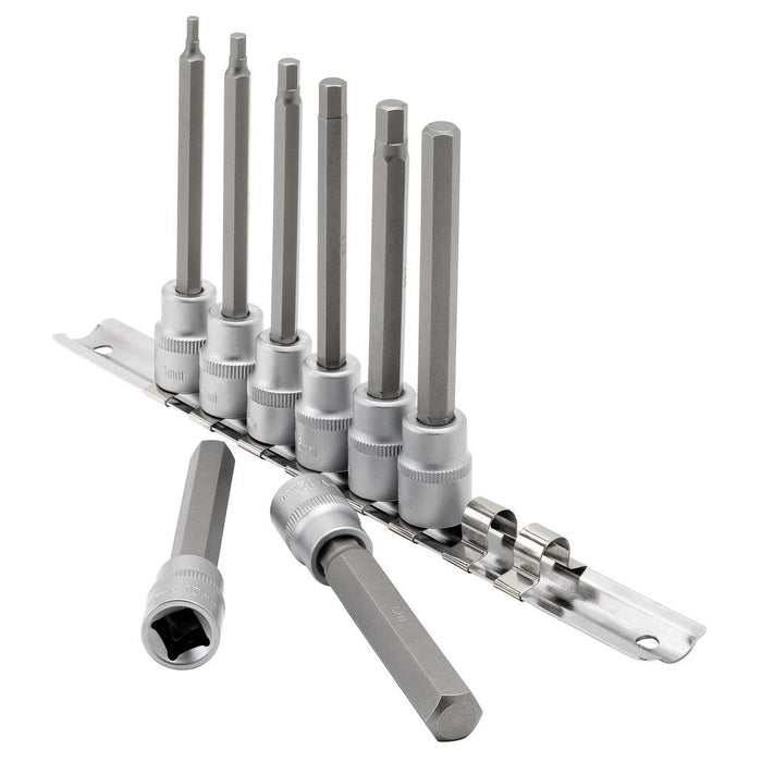 Draper Expert Long Metric Hex. Socket Bit Set, 3/8