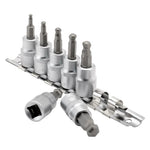 Draper Expert Ball-end Hex. Socket Bit Set, 3/8