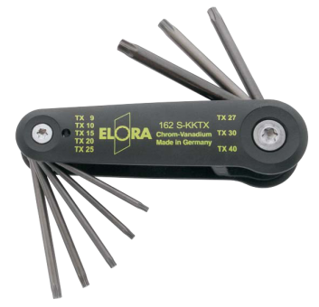 Elora TORX®-Hexagon Key Set 8 Pce TX9-TX40mm 162S-KKTX