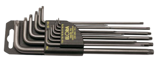 Elora 162SLTX Torx Key 6 Pce Set Long
