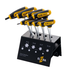 Elora TORX®-Key Set with T-Handle 8 Pce 162-SWTX