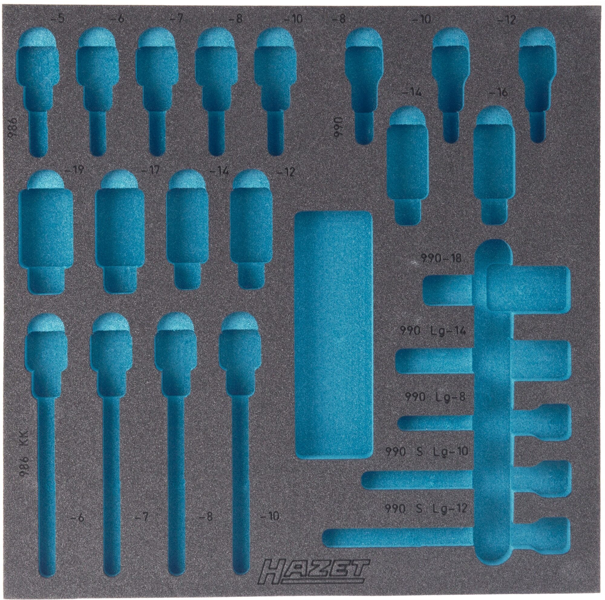 Hazet 2-Component Soft Foam Insert 163-119L For Sale Online – Mektronics