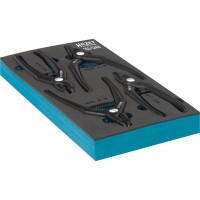 Hazet 4 Pce Circlip Pliers Set 163-124/4 Modular Insert Tray