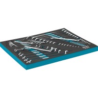HAZET 163-140L Soft Foam Insert - Custom Tray For 33-Piece Wrench Set, Fits Assistant Tool Carts - View #5
