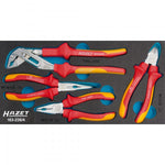 Hazet 4 Pce VDE Pliers Set 163-226/4 Modular Insert Tray