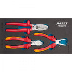 Hazet 3 Pce VDE Pliers Set 163-227/3 Modular Insert Tray
