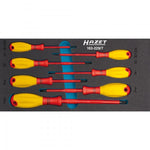 Hazet 7 Pce VDE Screwdriver Set 163-229/7 SL & PH Modular Insert Tray