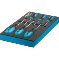 Hazet 6 Pce VDE Screwdriver Set Torx 163-266/6 Modular Insert Tray