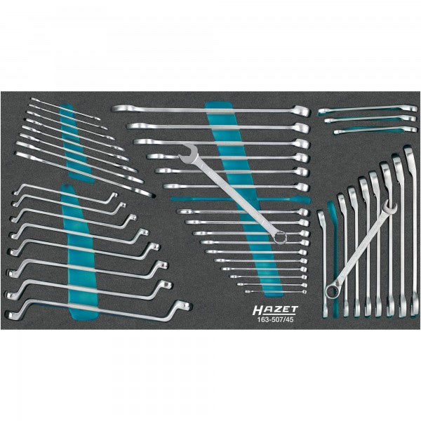 Hazet 45 Pce Wrench Set 163-507/45 Modular Insert Tray