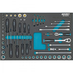 Hazet 75Pce Socket Set Torx Double Box-End Wrenches Sockets 163-53/75