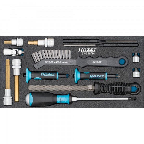 Hazet 14Pce Universal Brake Tool Set 163-548/14 Modular Insert Tray