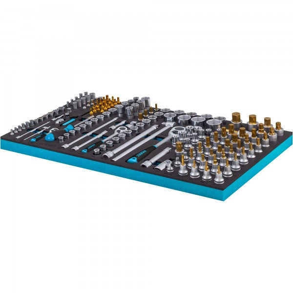 Hazet 160Pce Socket Set 163-549/160 Modular Insert Tray