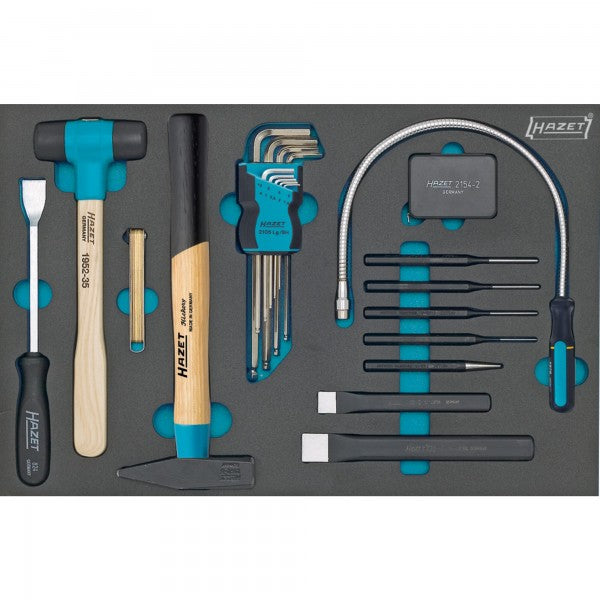 Hazet 22Pce Tool Set Offset Screwdriver Various Tools 163-60/22 Modular Insert Tray