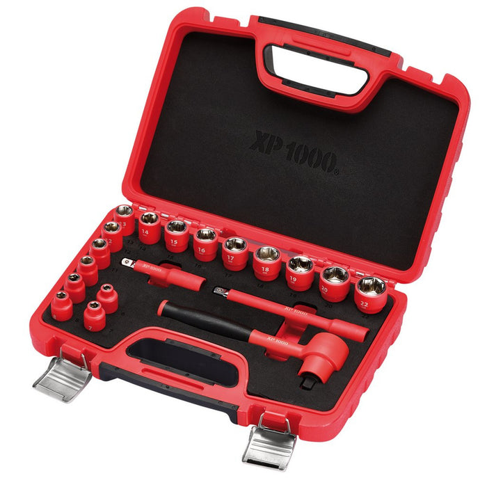 Draper Expert XP1000 VDE 3/8 Dr. Metric Socket Set