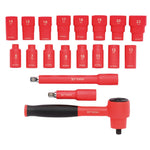 Draper Expert XP1000 VDE 3/8 Dr. Metric Socket Set