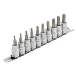 Draper Tools 3/8 Sq. Dr. 48mm Long Draper TX-STAR® Socket Bit Set (10 Piece)