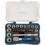 Draper Tools 1/4 Sq. Dr. Metric Socket Set (25 Piece)