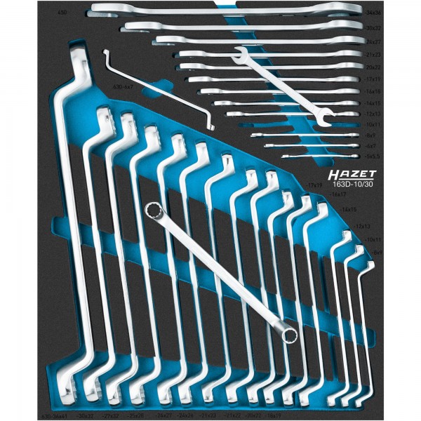 Hazet 30Pce Wrench Set 163D-10/30 (5x5.5mm - 36x41mm)