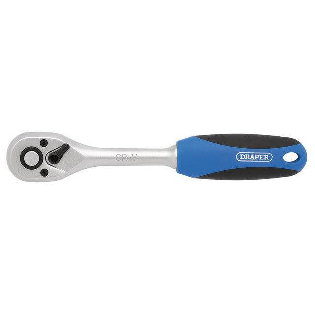 Draper Tools 72 Tooth Reversible Soft Grip Ratchets 3/8