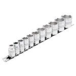 Draper Expert Imperial Socket Set on a Metal Rail, 3/8