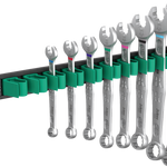Wera 9642 Magnetic Rail 6003 Joker Imperial 1 Ring Spanner Set, 8 Pce