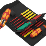 Wera 17 Piece Kraftform Kompakt VDE with Ratchet Function 17 RA 1 006618