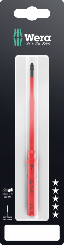 Wera Kraftform Kompakt VDE 62 iS PH1 x 157 mm Take it Easy SB