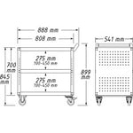 Hazet Service Trolley Tool Trolley Assistant 167-3S