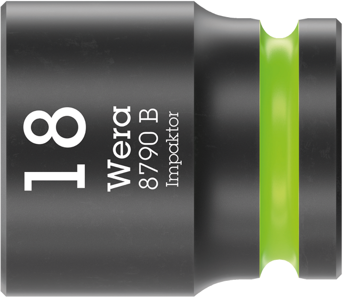Wera 8790 B Impaktor Socket Wrench Insert 3/8in Dr 18mm