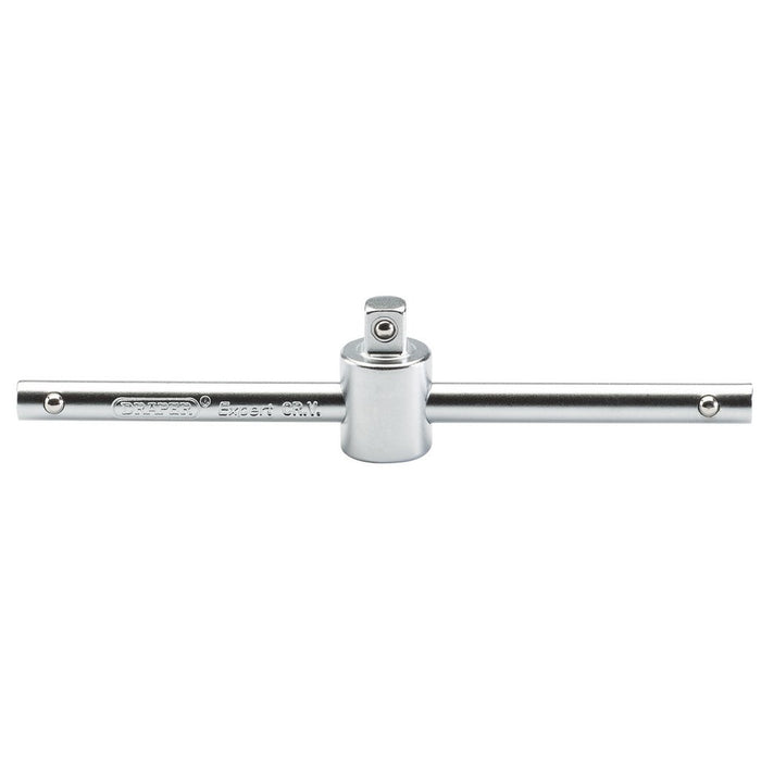 Draper Tools Expert Satin Chrome Sliding T Bar 1/4
