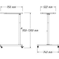 Hazet Multi Table Tool Trolley Assistant 167T