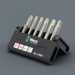Wera 6 Pce Bit-Check 6 SHK 1 SB