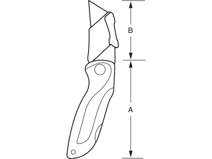 Bahco Sports Foldable Utility Knife with Polyamide Handle